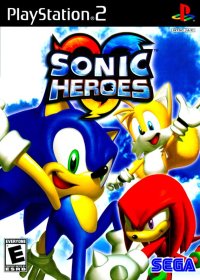 Sonic Heroes PAL Playstation 2 PAL box art